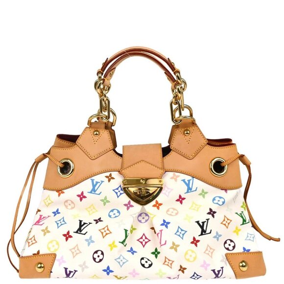 Louis Vuitton White Monogram Multicolor Ursula Handbag - Picture 1 of 10